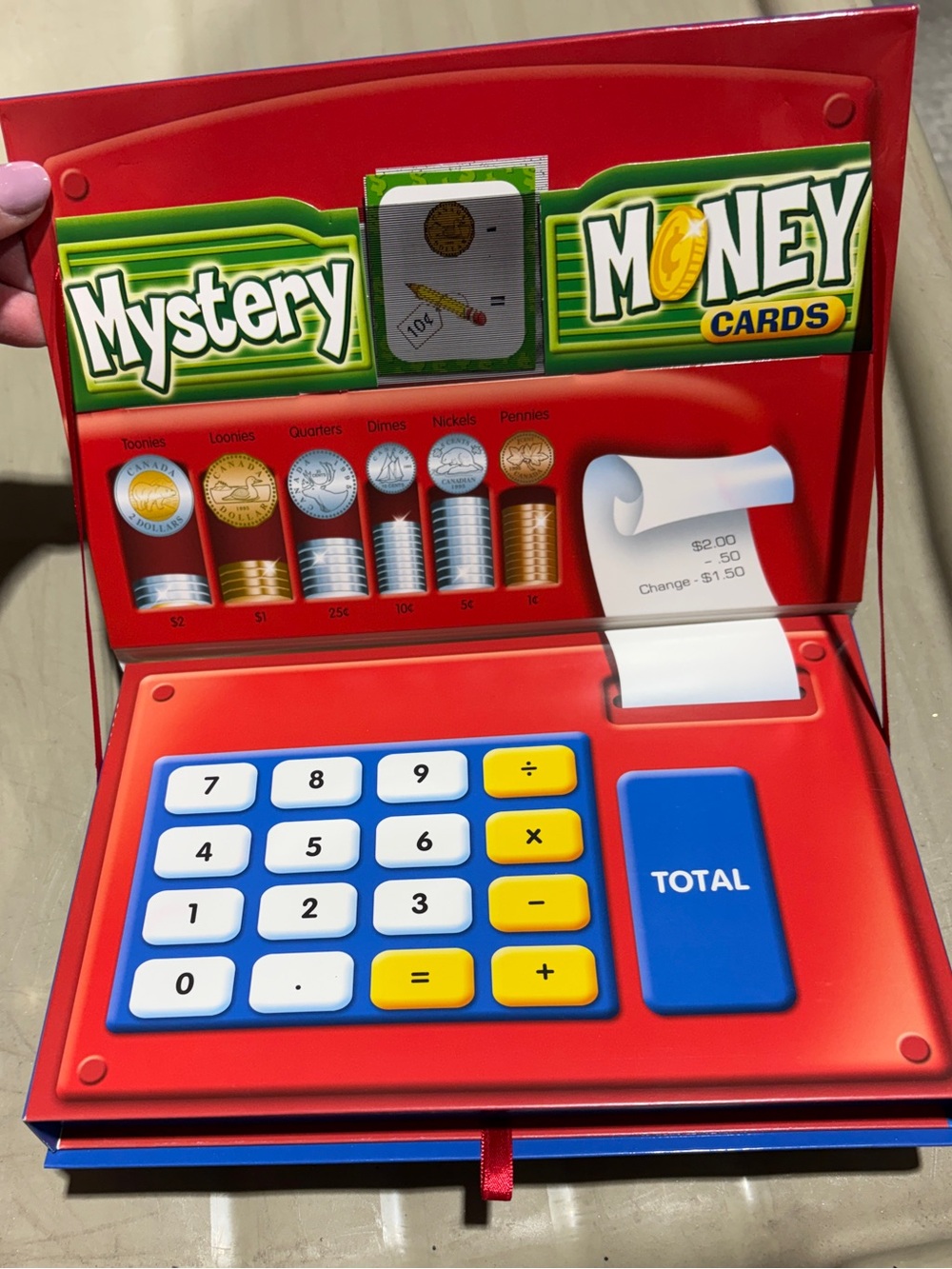 (2/$30) Mystery Money Cash Register Learning Toy